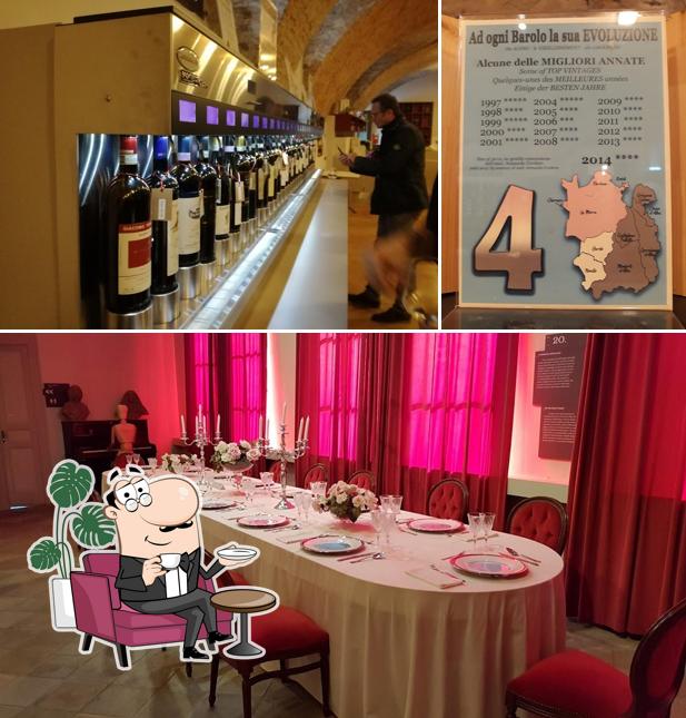 Gli interni di Enoteca Regionale del Barolo