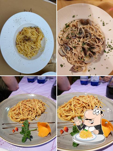 Spaghetti alla carbonara al Il Cappellaccio