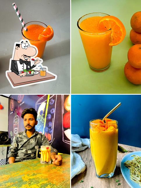 The restaurant's food and drink