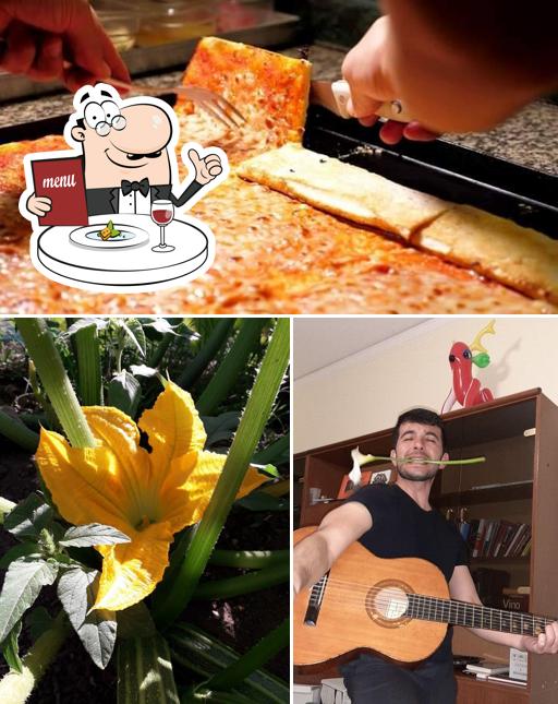 Tra le varie cose da Rosticceria pizze al taglio Burger Time Dolianova si possono trovare la cibo e interni