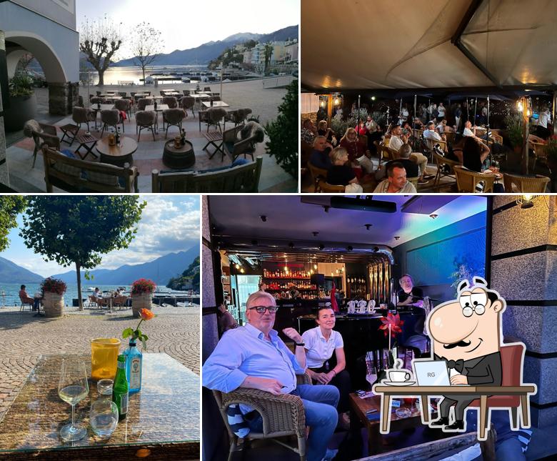 Dai un'occhiata agli interni di Lago Bar