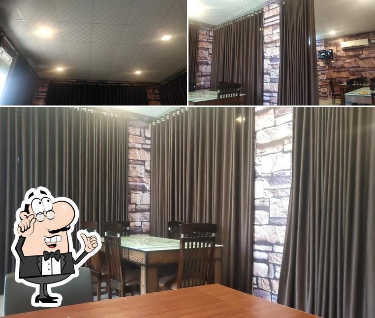 The interior of Chaska corner & restaurant