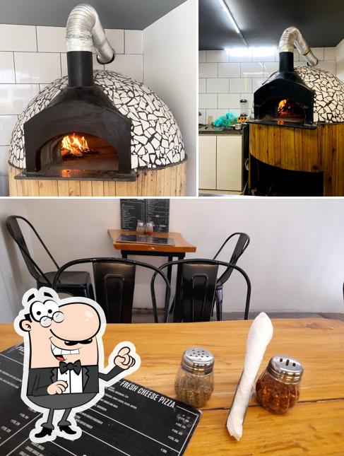 The interior of Pizzawala Aurangabad
