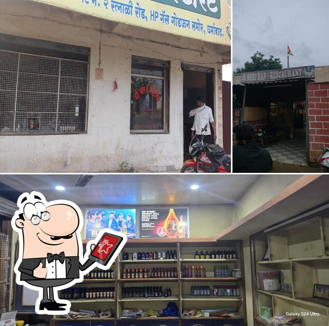 This is the picture showing exterior and interior at SHREE BAR & RESTAURANT