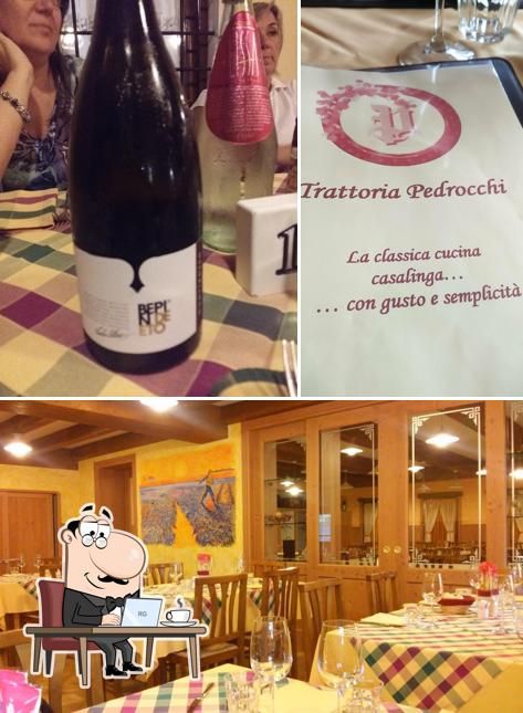 Gli interni di Trattoria Pedrocchi