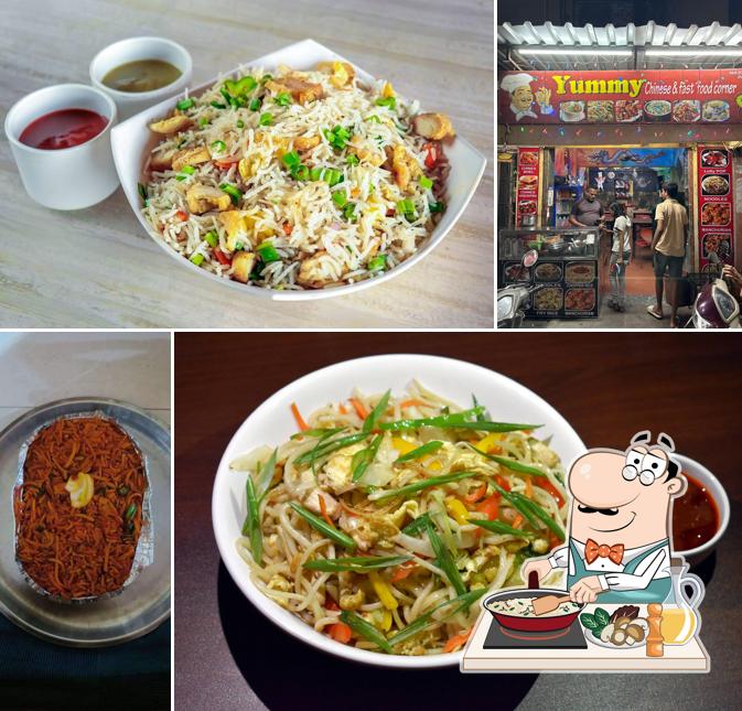 Fried rice at Yummy chinese and fast food corner