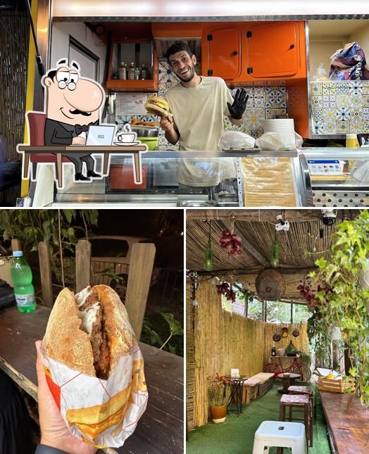 Simone’s Sandwiches si caratterizza per la interni e bevanda