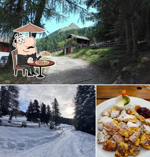 La parte esterna è una caratteristica importante di Malga di Tesido