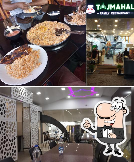The image of Tajmahal Restaurant’s interior and food