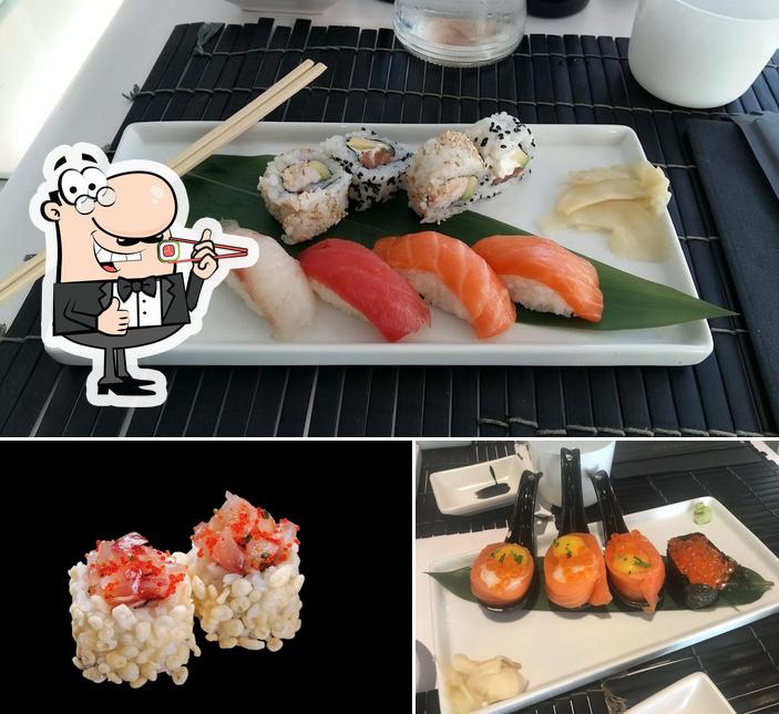 Scegli le diverse opzioni di sushi