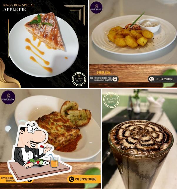 Food at king's Row Cafe & Restaurant
