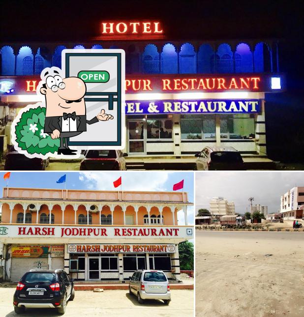 The exterior of Harsh Jodhpur Restaurant