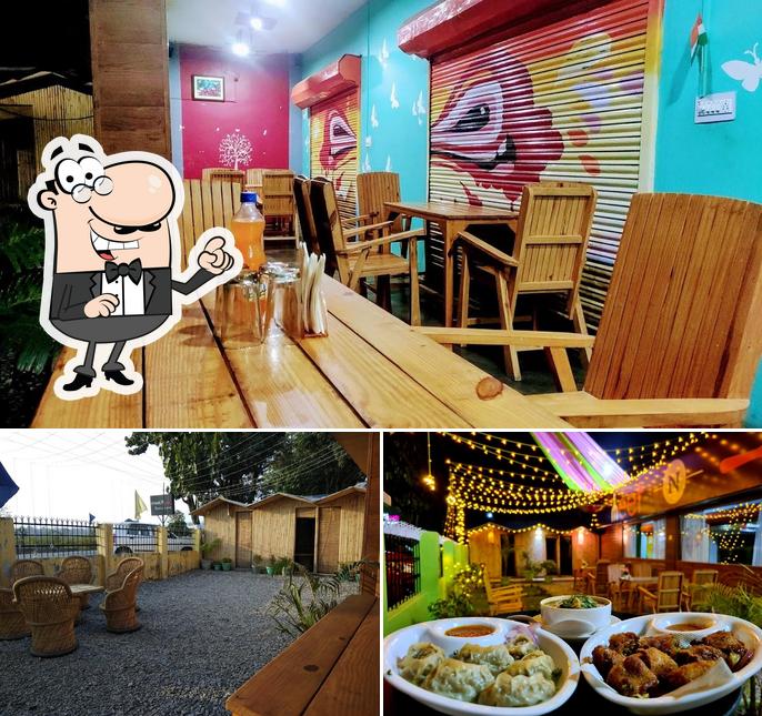 The interior of Meet N Eat Restaurant