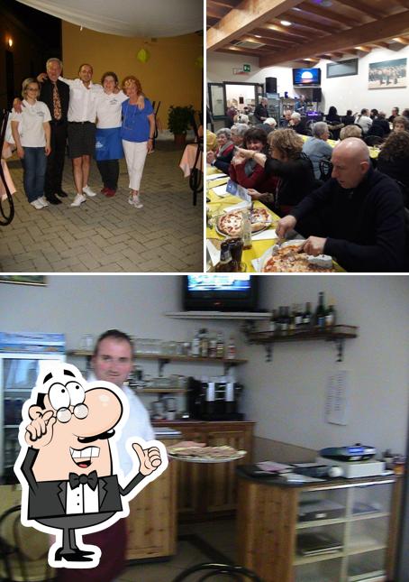 La immagine di interni e esterno da Pizzeria G. Gelli