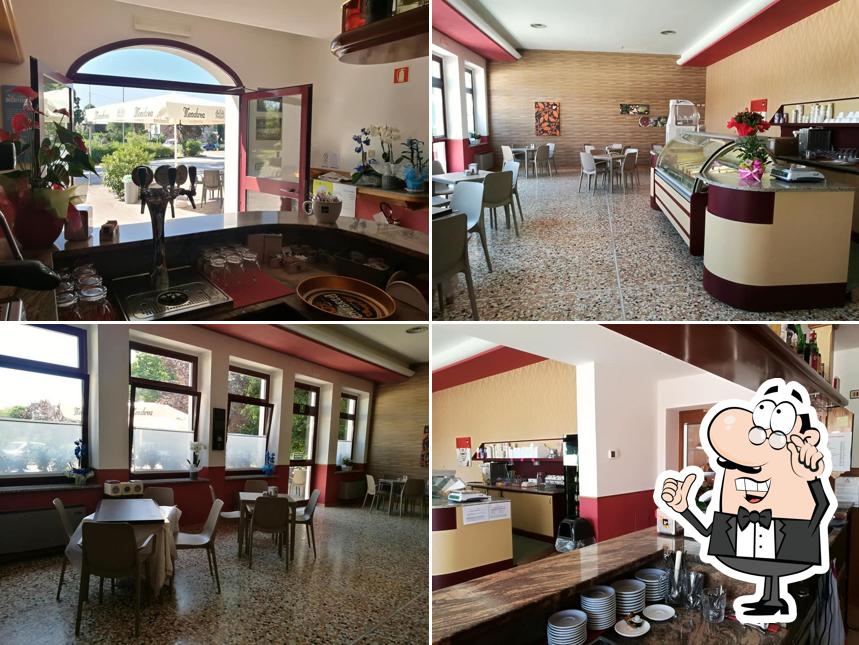 Gli interni di Soraia bar gelateria