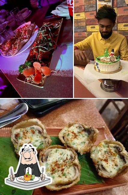 Food at Amma's Resto and bar