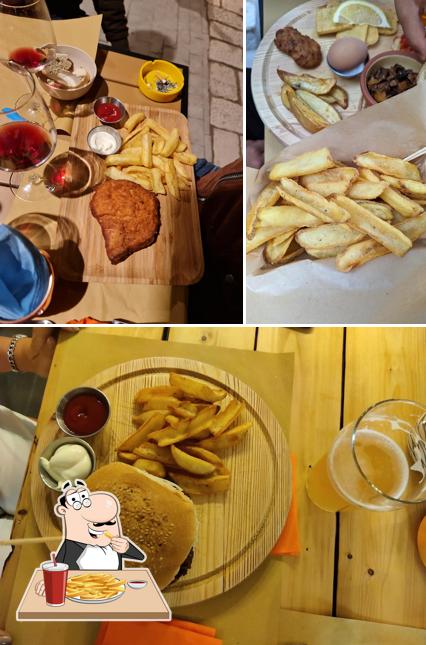 Patatine fritte al Caravan public house