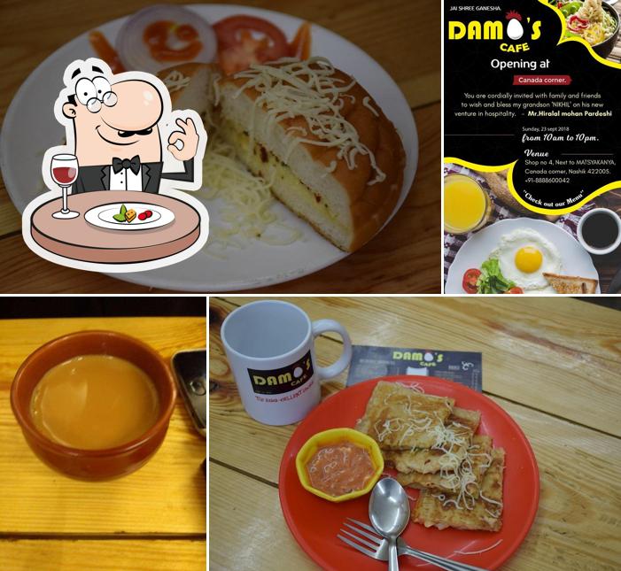 Meals at Damo's Cafe