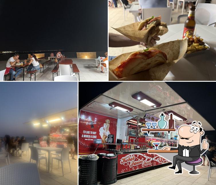 Gli interni di Fast Food Da Sandro