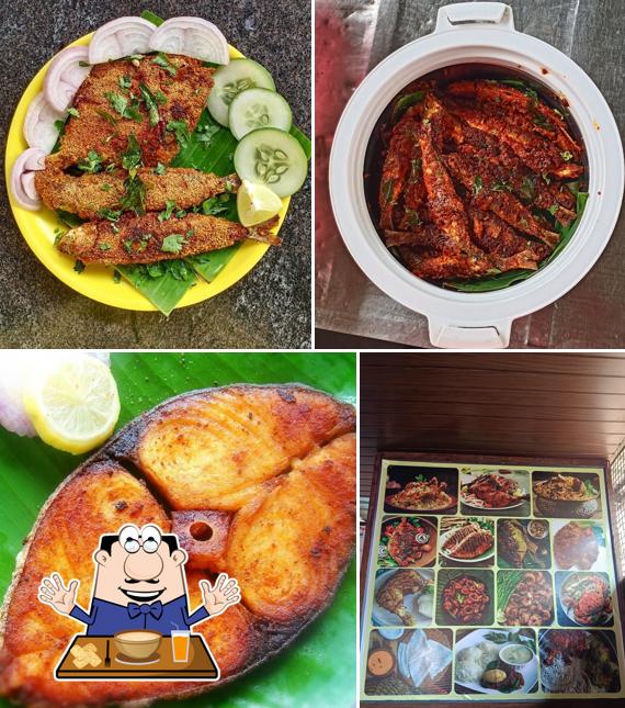 Food at Sri Laxmi fish point