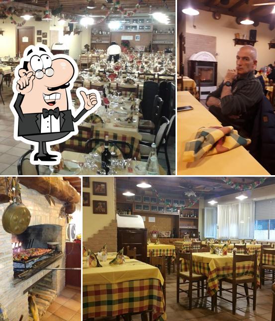 Dai un'occhiata agli interni di Trattoria Ghiaie del Serio