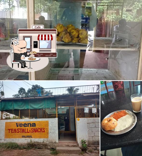 The exterior of Veena Tea Stall & Snacks