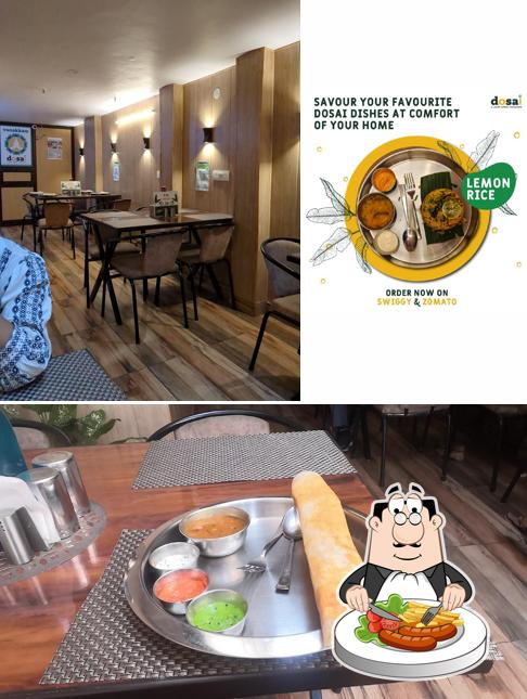 Take a look at the picture displaying food and interior at Dosai A South Indian Restaurant