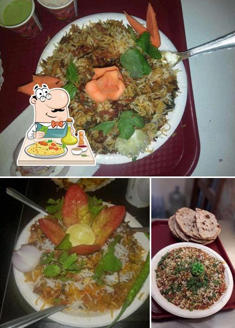 Take a look at the image displaying food and interior at Riwaayat