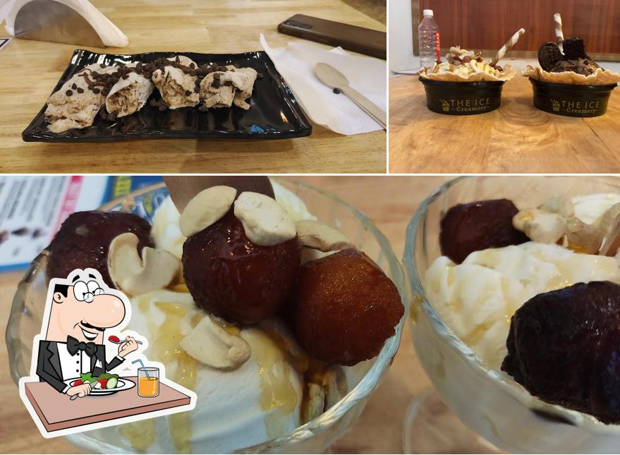Take a look at the image showing food and beverage at The Ice Creamery