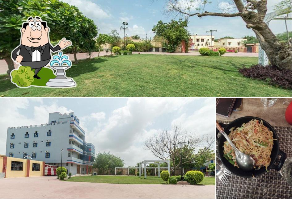 The photo of exterior and food at Utsav