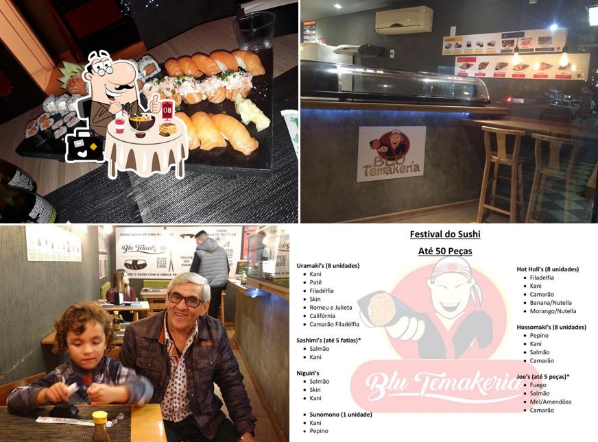 Comida em Blu Temakeria Sushi