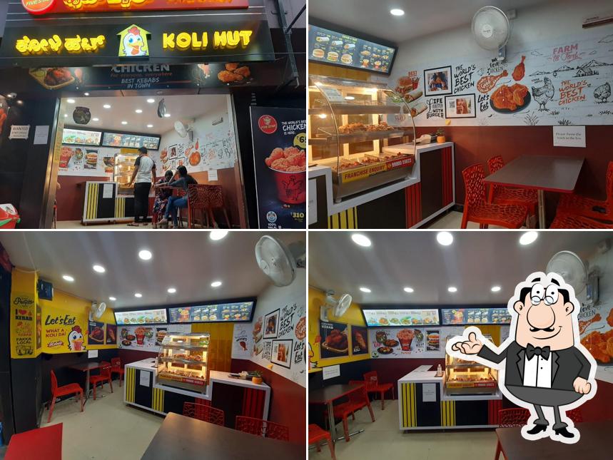 The interior of Five Star Chicken