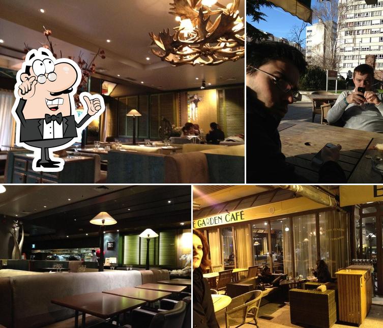 L'intérieur de Le Garden Café