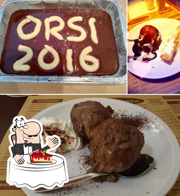 La Lampara offre un'ampia varietà di dolci