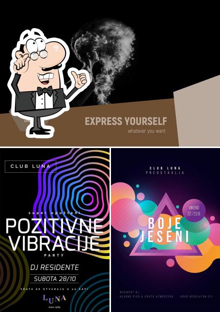 Gli interni di Club Luna