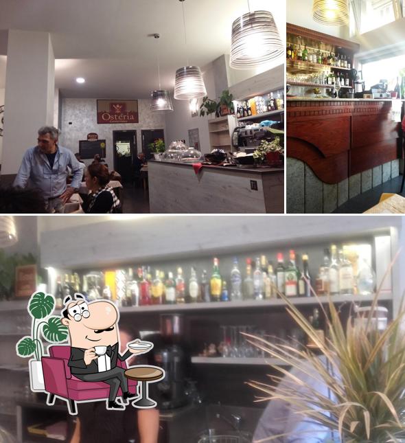 Gli interni di Osteria Bistrot