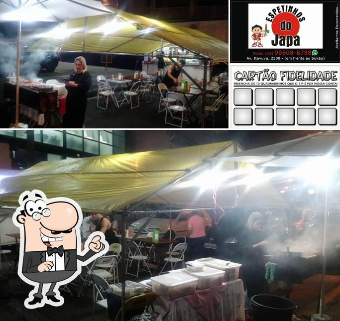 O interior do Espetinhos do Japa
