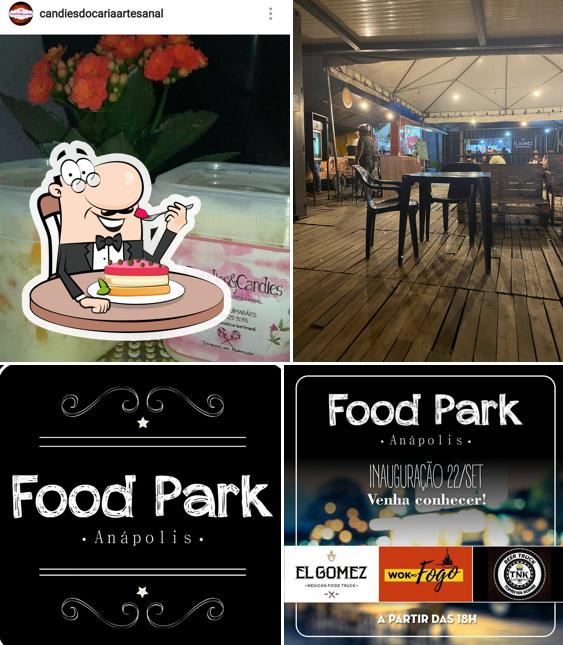 Food Park Anápolis serve uma seleção de pratos doces