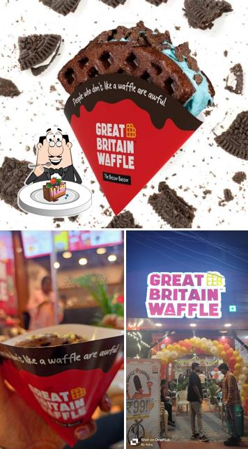 Chocolate cake at Great Britain Waffle - Raipur