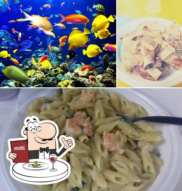 Questa è la immagine che presenta la cibo e esterno di Il Pesce parlante