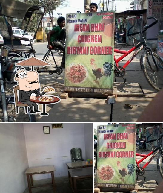 This is the picture depicting exterior and interior at Irfan Bhai Chicken Biryani Corner