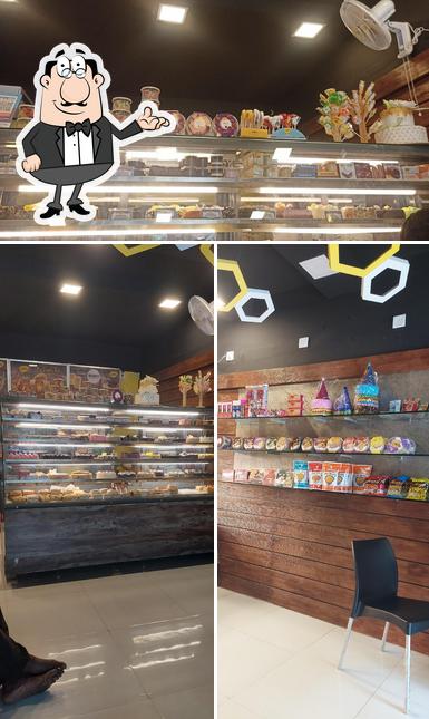 The interior of Just Bake Anna Nagar