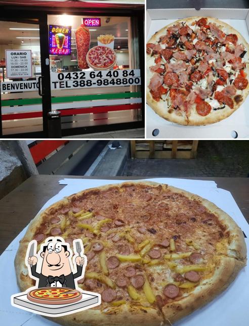Ordina una pizza a Pizzeria Trancio D'Oro Kebab pizza per asporto