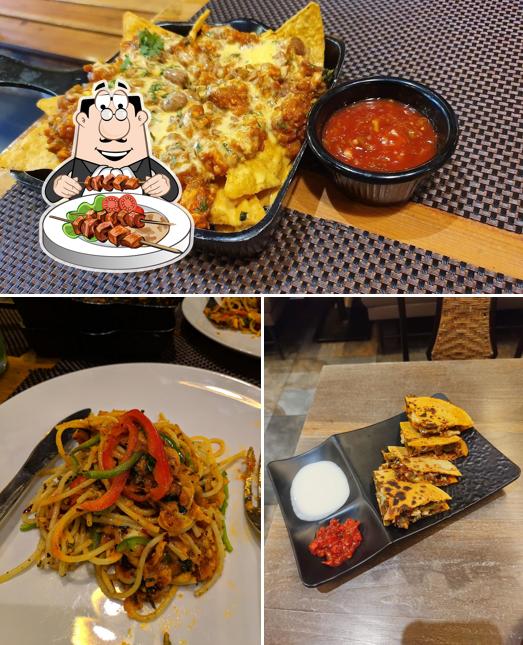 Food at TEXAS Italian Mexican Sizzlers Restaurant