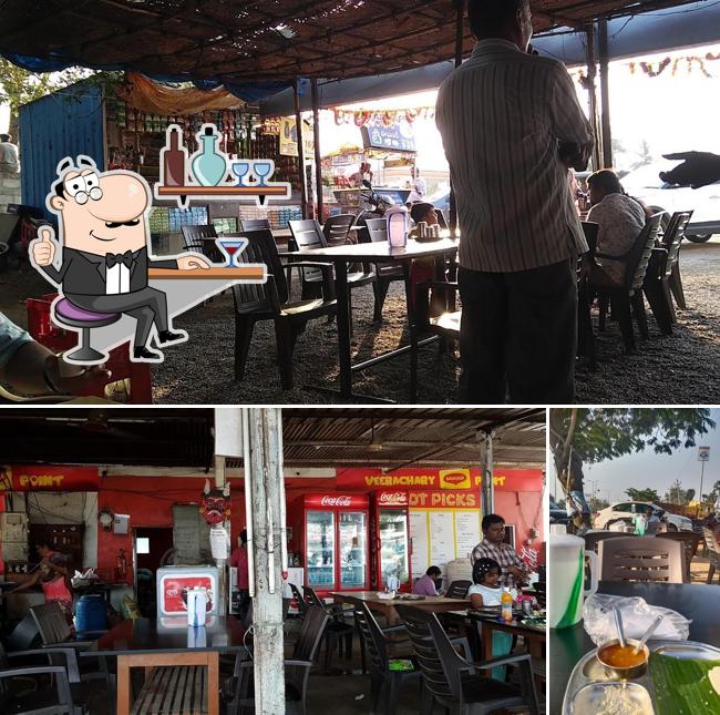 The interior of Veerachary Dhaba