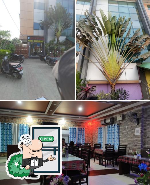 Rukhmani Restaurant is distinguished by exterior and interior