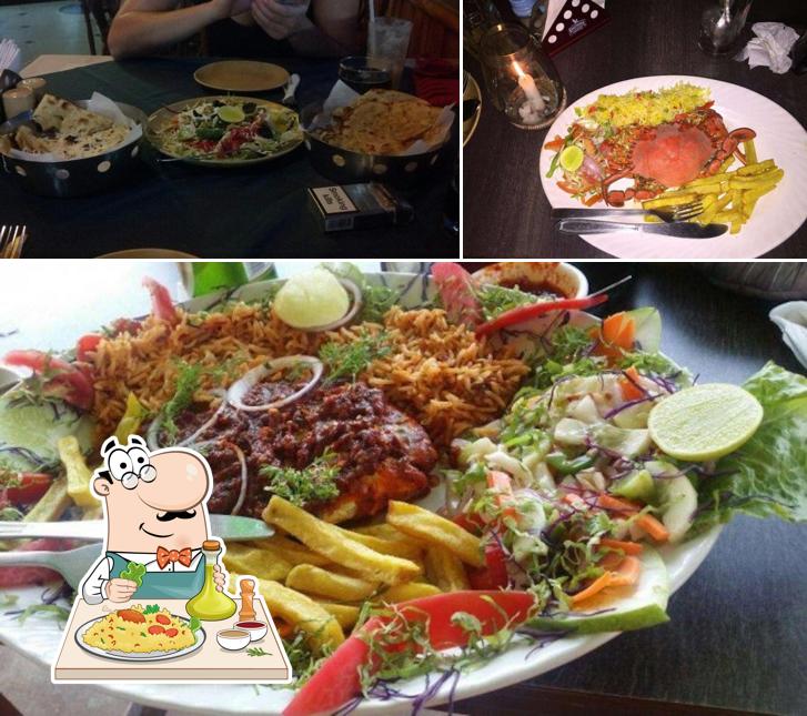 Food at Shining Star Bar & Restaurant