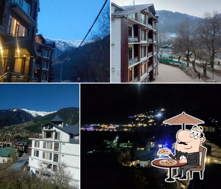 Take a look at the outside area of Hotel Suryansh Regency, Manali