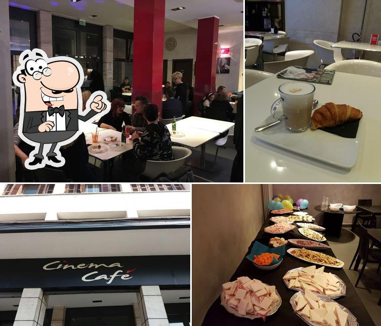 Gli interni di Cinema Cafè