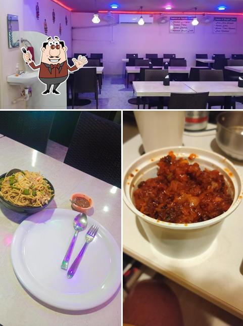 The image of food and interior at Punjabi Dhaba Veg Non-veg